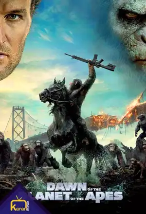 دانلود فیلم طلوع سیاره میمون ها Dawn of the Planet of the Apes 2014 زیرنویس فارسی چسبیده